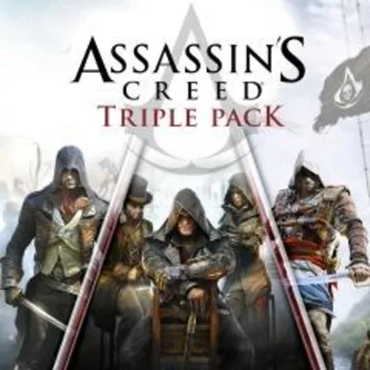 Assassin's Creed Triple Pack: Black Flag, Unity, Syndicate - R$113,81