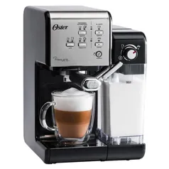 Cafeteira Expresso Oster PrimaLatte Preto e Prata BVSTEM6701SS