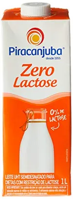 Leite Semidesnatado Zero Lactose Piracanjuba 1L