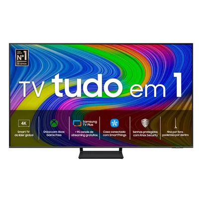 [Vip] Samsung Smart TV 65'' QLED 4K Q65D 2024, Modo Game, Tela sem limites, Design slim, Visual livre de cabos, Alexa  