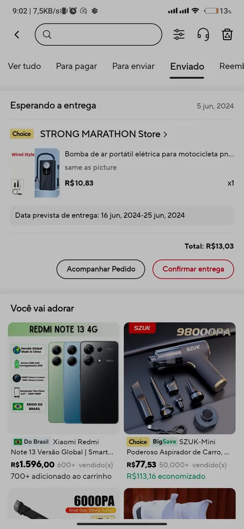 Imagen na descrição da promoção