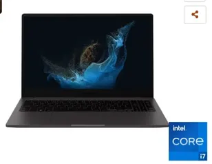 Galaxy Book2 Intel® Core i7-1255U, Windows 11 Home, 8GB, 256GB  SSD + 1TB HD 15.6`` Full HD LED, 1.87kg