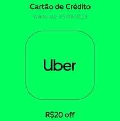 [Next] R$20 off para uma viagem de Uber em Agosto