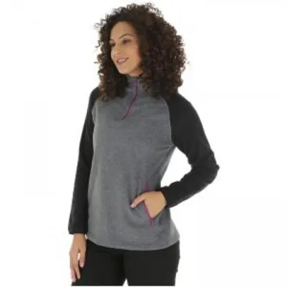 Blusa de Frio Fleece Nord Outdoor Bicolor - Feminina | R$55