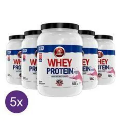 Kit 5x Whey Protein Pré Midway 500g | R$69
