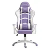 Imagem do produto Cadeira Gamer Mx5 Giratória Branco e Roxo - Mymax