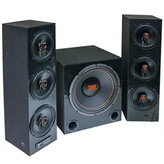 Home Theater JBL Torre Taramps Bluetooth 2.1 Usb Sd Fm Aux