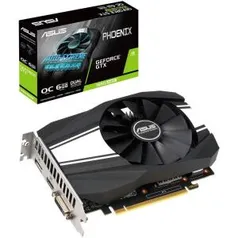 Placa de Vídeo Asus, GeForce, GTX 1660 Super Phoenix OC, 6GB, GDDR6, 192Bit - R$1991