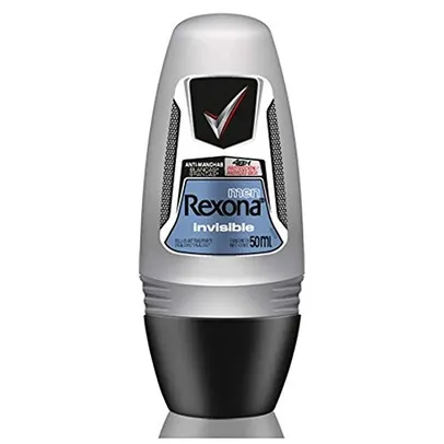 (Super R$ 5,94) Desodorante Roll-On 50Ml Masculino Invisible Unit, Rexona 