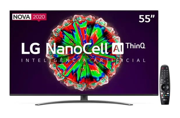[App] Smart TV LED 55" UHD 4K LG 55NANO81 NanoCell | R$2834