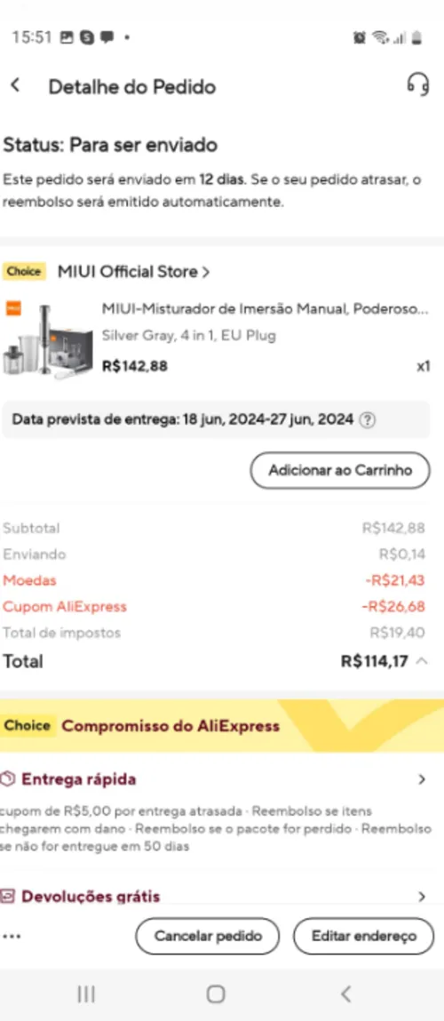 Imagen na descrição da promoção