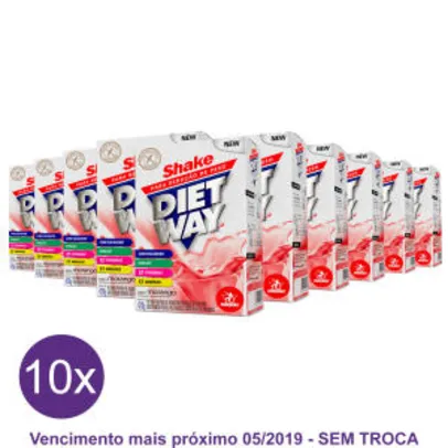 Kit 10x Diet Way Shake Substituto de Refeição 420 g – Midway Por R$ 25,99