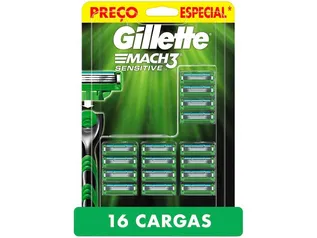 Carga 16 Unid p/ Aparelho Gillette Mach3