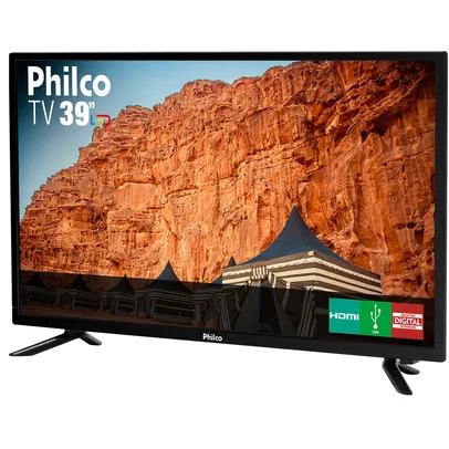 TV 39” Philco Led PTV39N87D HD Recepção Digital - Outlet