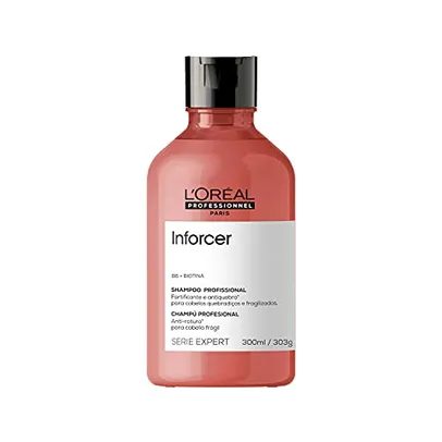 L'Oréal Professionnel Shampoo Antiquebra Inforcer, Protege, Previne Quebras e Adiciona Suavidade, Para cabelos fracos, com Biotina - 300ml