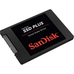 SSD 240GB SanDisk PLUS | R$160