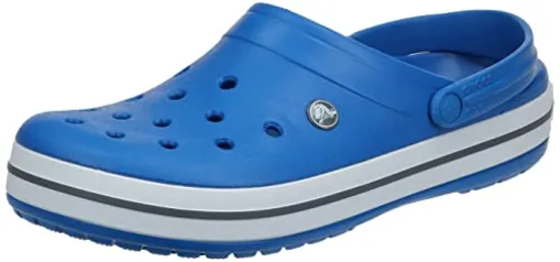 [Prime] Chinelos Crocband, Crocs, Adulto Unissex, Bright Cobalt/Charcoal