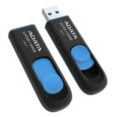 Pen Drive Adata Uv128 64gb Preto Usb 3.1 - R$60