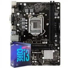 PICHAU KIT UPGRADE, INTEL I3-9100F, BIOSTAR H310MHP | R$ 930