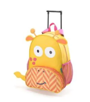 Mochila Infantil Com Rodinhas Girafa Multikids Baby | R$50