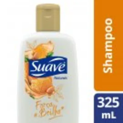 Shampoo Suave Naturals Força e Brilho Mel e Amêndoas com 325ml | R$2,69