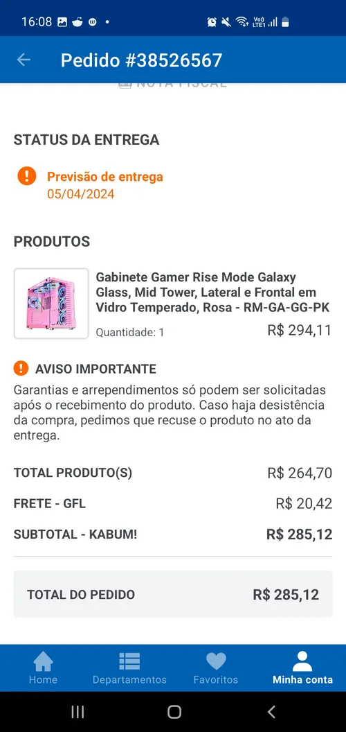 Imagen na descrição da promoção