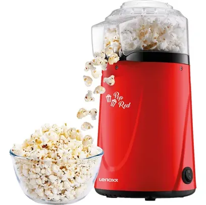 Pipoqueira Lenoxx Ar Quente Airfryer Cinema Series Netflix Cor Vermelho 110v