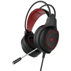 Headset Gamer Havit HV-H2239D Preto/Vermelho | R$103