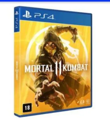 [Cartão Submarino / App] Jogo Mortal Kombat 11 PS4 - R$79