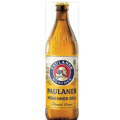 Cerveja Münchner Hell Puro Malte Paulaner Garrafa 500ml