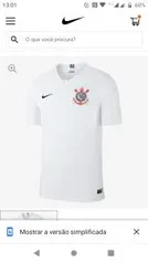 Camisa Nike Corinthians I 2018/19 Torcedor Pro Masculina - R$100