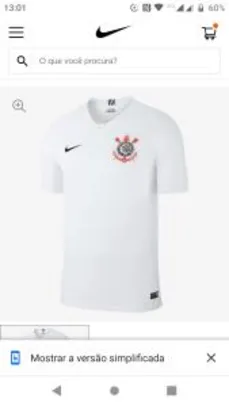 Camisa Nike Corinthians I 2018/19 Torcedor Pro Masculina - R$100