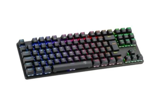 Teclado Mecânico Gamer T-Dagger Bora, RGB, Switch Outemu Blue, ABNT2 - T-TGK315-BLUE