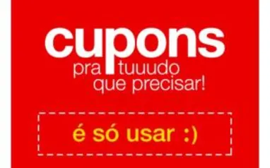 Varios cupons de desconto