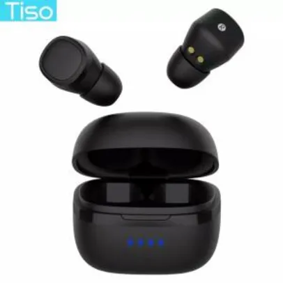 Tiso i5 IPX5 3D TWS Fone de Ouvido Estéreo Bluetooth 5.0 À Prova d' Água c/ Microfone Duplo R$100