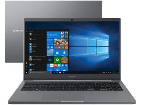 [C.Ouro] Notebook Samsung Book NP550XDA-KT1BR Intel Core i3 - 4GB 1TB 