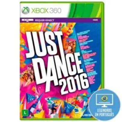 [Ricardo Eletro] Jogo Just Dance 2016 para Xbox 360 (X360) - Ubisoft por R$ 72