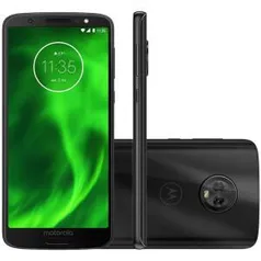 Smartphone Motorola Moto G6 Preto DualChip 64GB Tela 5.7" Câmera Dupla 12MP e 5MP