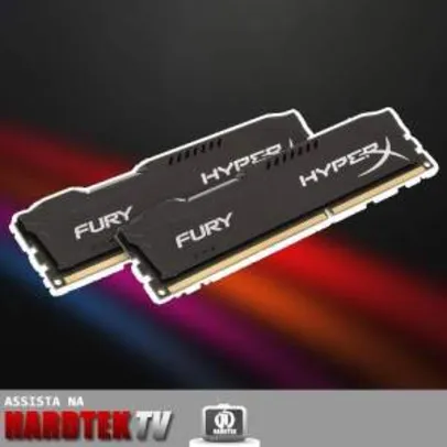 [WALMART] Memoria para Desktop Kingston Hyper X Fury Black 4GB 1600MHz DDR3 - R$ 123,50