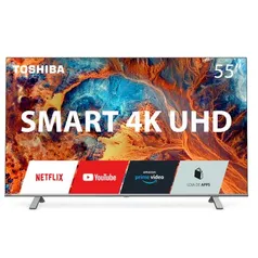 [AMER$ 1959] TV Tela Toshiba 55 Polegadas 55c350kb Dled 4k Smart Vidaa TB005