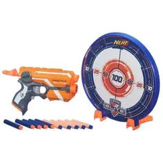 Lançador de Dardos Nerf Hasbro Elite com Alvo | R$54