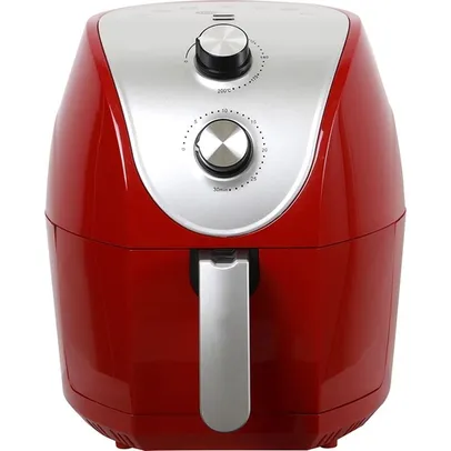 (AME SC 175) Fritadeira Elétrica sem óleo 3,5L 1400W Vermelha - Fun Kitchen