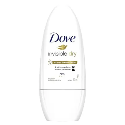 Dove Desodorante Antitranspirante Roll On Invisible Dry 50Ml (A Embalagem Pode Variar)