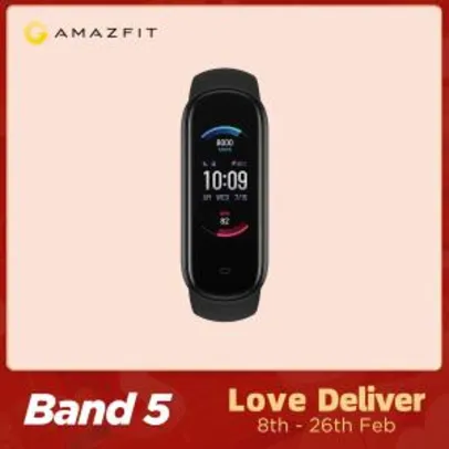 Saindo por R$ 186: Smartband Amazfit Band 5 | R$186 | Pelando