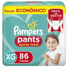 (Levando 3)Fralda Pampers Pants Ajuste Total XG - 86 Unidades 86 Unidades