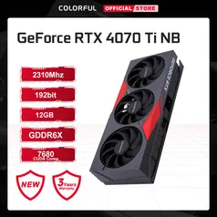 Placa de vídeo RTX 4070 Ti Nova Colorful