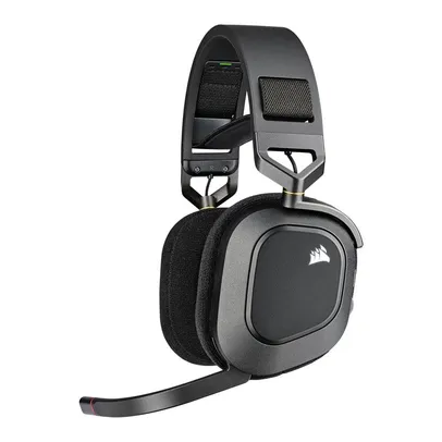 Headset Corsair HS80 Premium Sem Fio, RGB