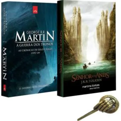 Livro - O Encontro dos Clássicos: Tolkien & George R. R. Martin + Pin Exclusivo - R$23