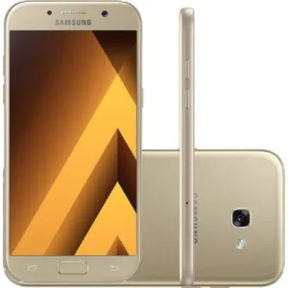 Smartphone Samsung Galaxy A5 Dual Chip Android 6.0 Tela 5.2" Octa-Core 1.9GHz 32GB 4G Câmera 16MP - Dourado - 1.385,20