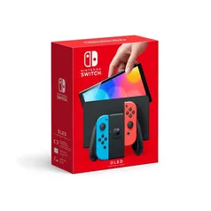 [AME 20%] Console - Nintendo Switch oled - Vermelho e Azul Neon